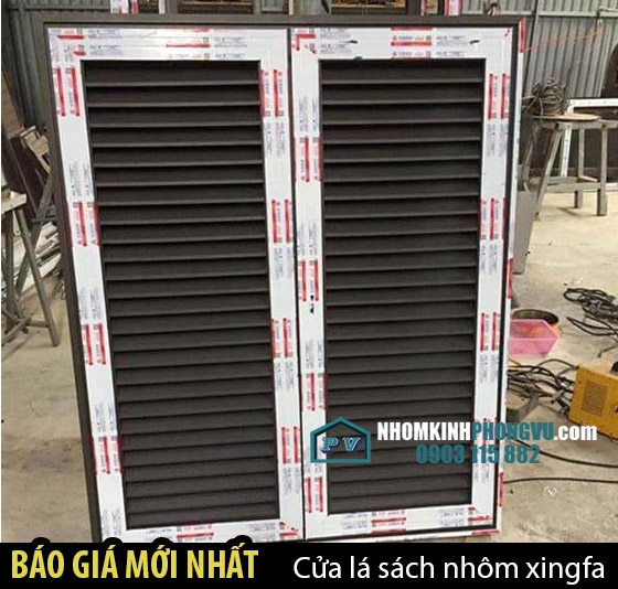 Báo giá cửa lá sách nhôm xingfa đẹp chi tiết nhất